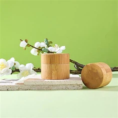 Bambusa krējuma burka